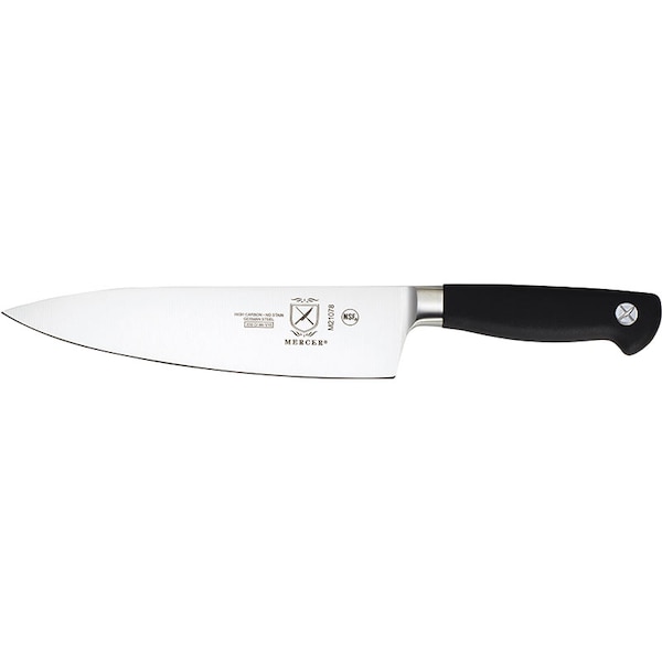 Mercer Cutlery Genesis Chefs Knife, Short Bolster, 8" - M21078