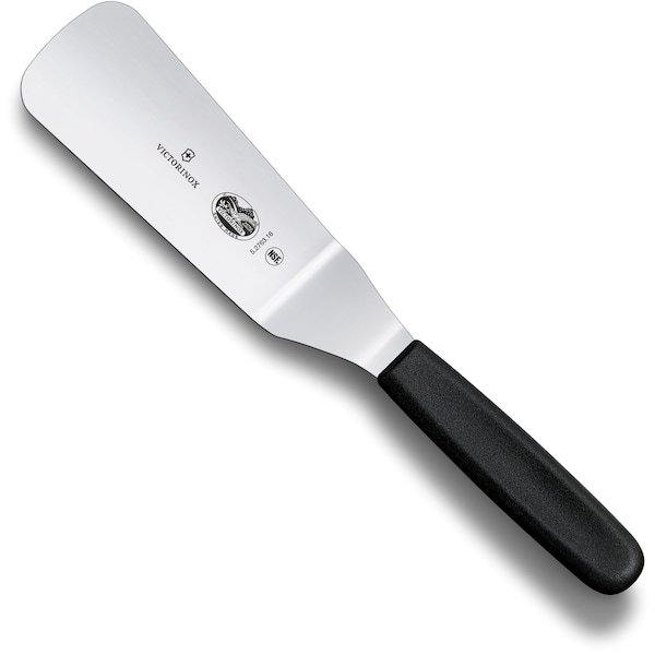 Swiss Army Brands 2023 Victorinox 40691 Kitchen Black Spatulas, 6In Offset With Peggable Sheath - VIC-5.2763.16