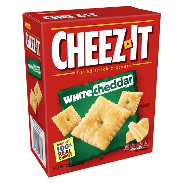 Cheez-It Cheez-It Galletas de Queso Blanco 4.5 oz., Paquete de 12 - 2410022876
