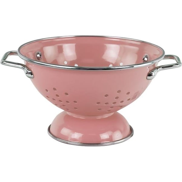 Reston Lloyd Reston Lloyd 18601 1 qt  Powder Coated Colander Pink - 18601