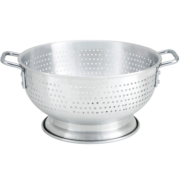Winco Colander With Base Handle Aluminum, PK6 - ALO-11BH