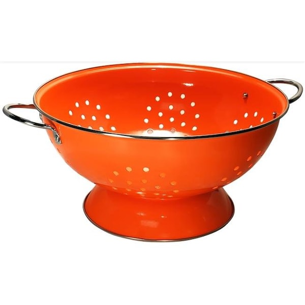Reston Lloyd Reston Lloyd 89500 7 Qt  Powder Coated Colander Orange - 89500