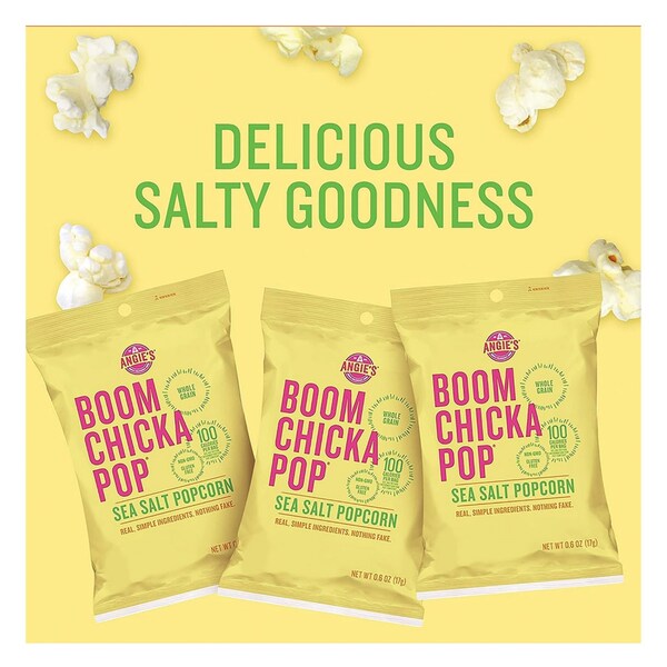 Angies Boomchickapop Palomitas BOOMCHICKAPOP, Bolsa de 0.6 oz, Paquete de 24 - OFXSN01027