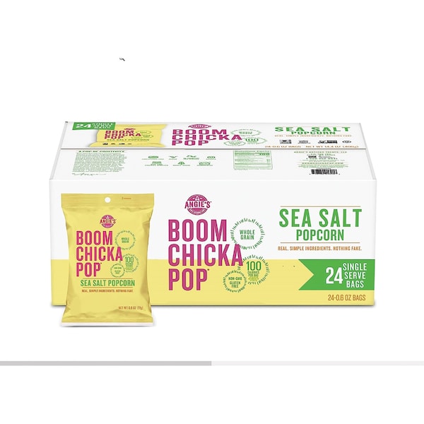 Angies Boomchickapop Palomitas BOOMCHICKAPOP, Bolsa de 0.6 oz, Paquete de 24 - OFXSN01027