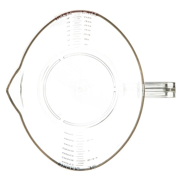 Carlisle Foodservice Commercial Measuring Cup, 0.5 gal, Clear - 4314407