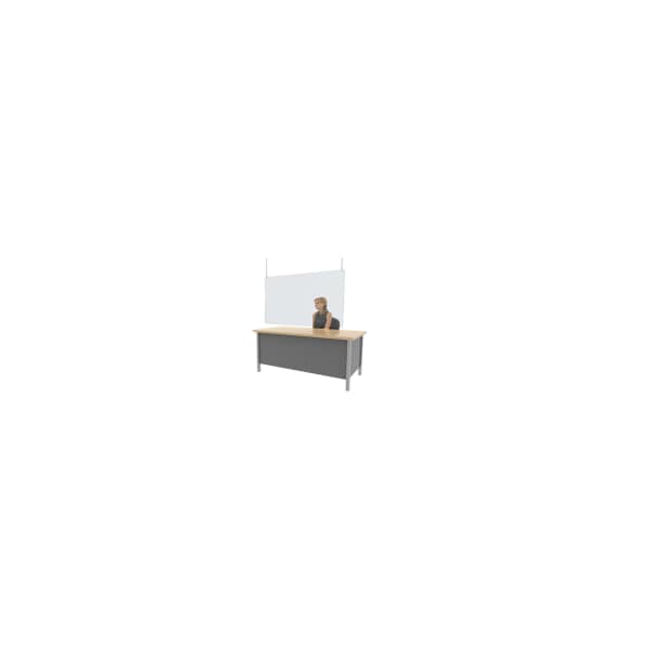 Professional Plastics Clear Polycarbonate With 2 Inch Radius - 4 Corners (B), 0.187 Thick H - SPCCL.187-2INCHRADIUS-24X48