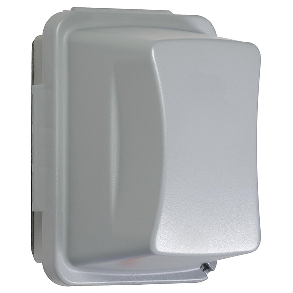 Taymac Weatherproof Cover, Single Gang Box Type, 1 Gang, Polycarbonate - MM710G