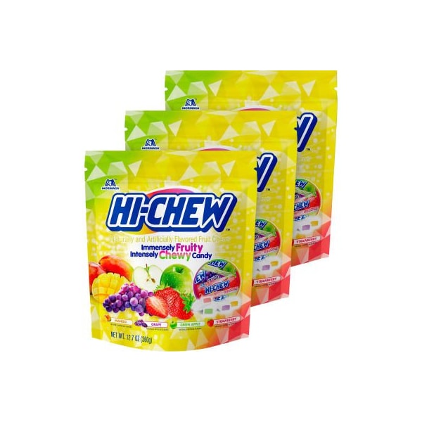 Green Rabbit Holdings HI-CHEW Dulce de Fruta Masticable Surtido, 12.7 oz, Paquete de 3 - 20902502
