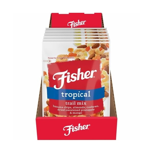 Mezcla de Frutos Secos Tropicales John B Sanfilippo & Son, Resellable, 3.5oz, Multi, Paquete de 6 - JBSP27165