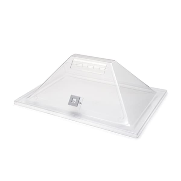 Rosseto Serving Solutions Pyramid Lid Clear Acrylic with Flip Up Door Rectangle - Extra Large - SA124