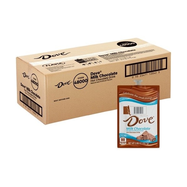 Chocolate caliente Lavazza Dove, porciones individuales, 7 Chocolate, 72 paquetes - LAV48000