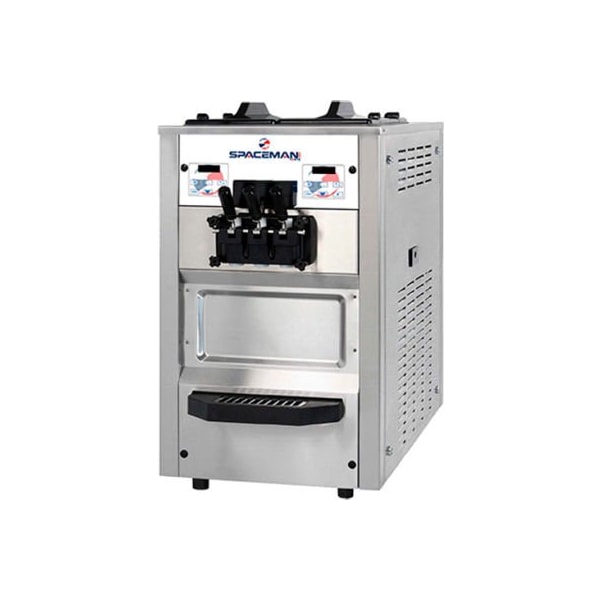 Forte Supply Spaceman 6235-C, Two Flavor, Single Twist, Mid-Capacity Counter-Top Soft-Serve Machine - 6235-C