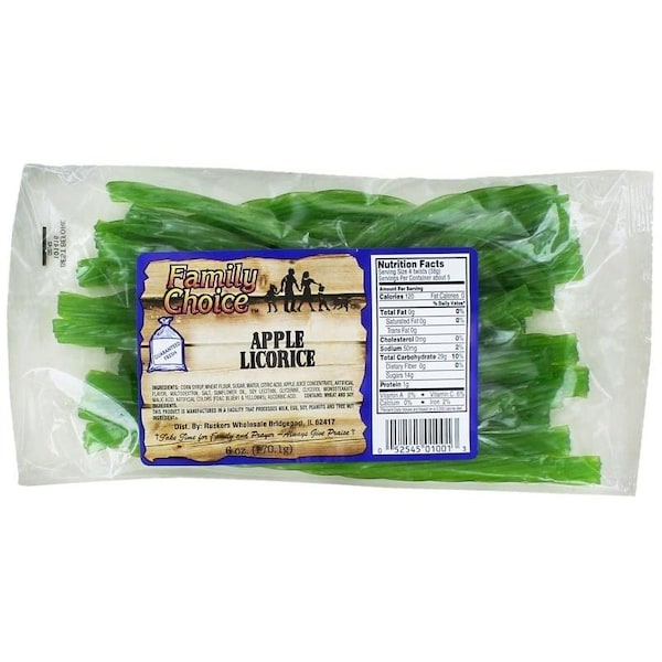 Opción de familia Regaliz de manzana, 6 oz - 1001