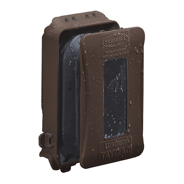 Taymac Electrical Box Cover, Outlet Box Type, 1 Gang, Polycarbonate, In-Use Cover - ML500Z