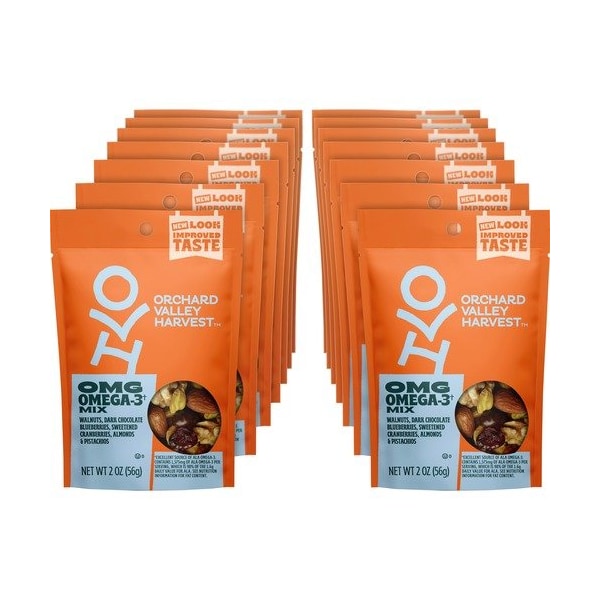Mezcla de rastro John B Sanfilippo & Son, Omega 3, Nueces/Arándanos, 2 oz, 1 multi, 14 paquetes - JBSV14046
