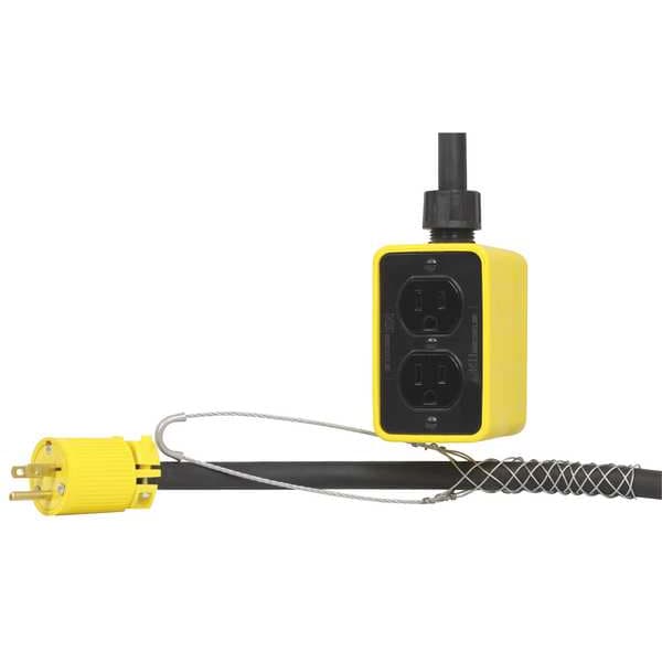 Kh Industries Pendant Drop Outlet Box, 125V, 1875W - PP4DD-515-B12F-515