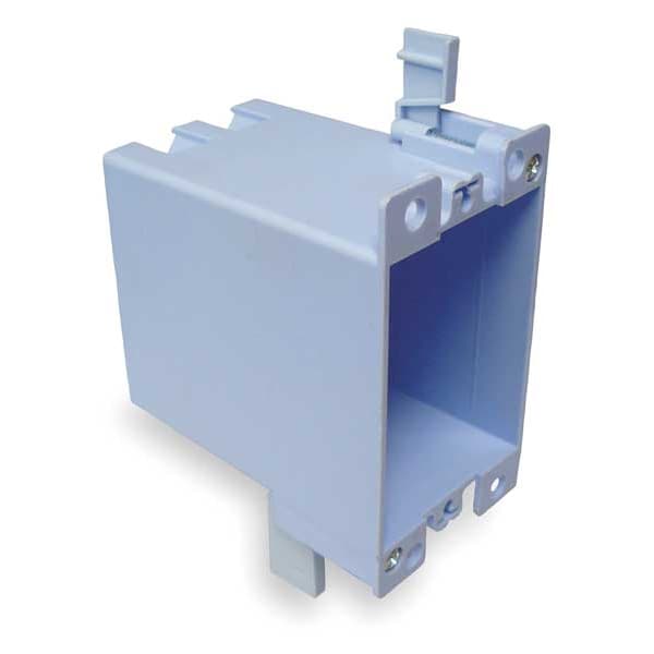 Cantex Electrical Box, 21 cu in, Switch Box Type, 1 Gang, PVC - EZ21SOR
