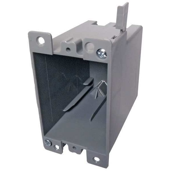 Cantex Electrical Box, 21 cu in, Switch Box Type, 1 Gang, PVC - EZ21SOR