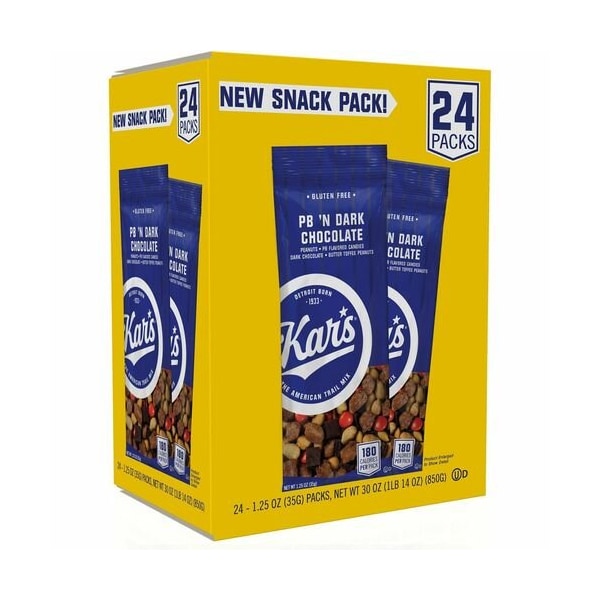 Mezcla para trail Office Snax, Crema de cacahuate/Chocolate, 1.25 oz, 2 piezas - OFX08037