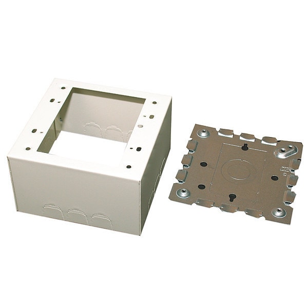 Legrand Device Box, Gang Box Type, 2 Gangs, Steel - V5744-2