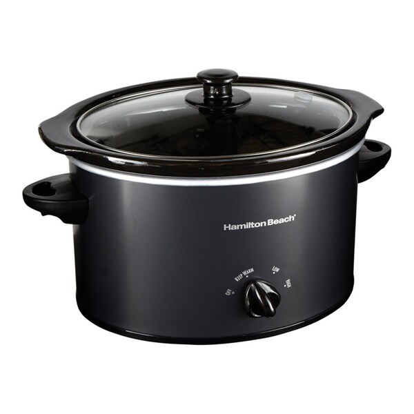 Hamilton Beach Hamilton Beach 6850051 3 qt. Black Stoneware Slow Cooker - 6850051