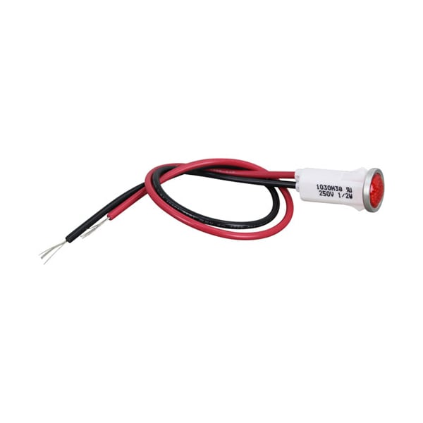 Star Manufacturing Signal Light 1/2" Red 250V - ZI-301013