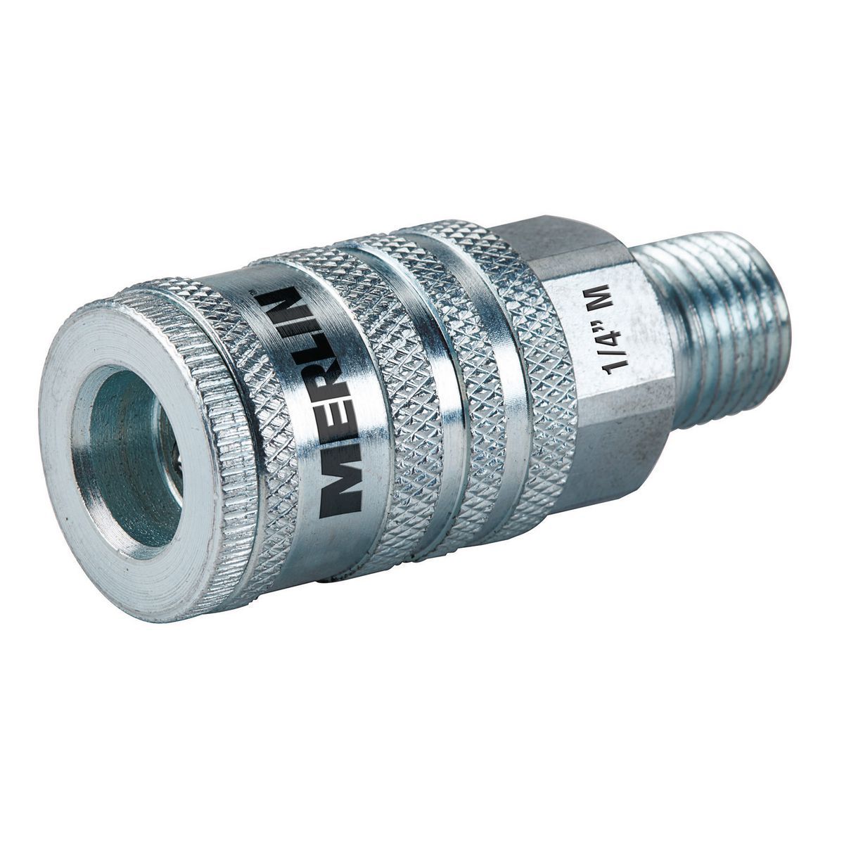 Acoplador industrial de acero macho de 1/4 de pulgada - 63578