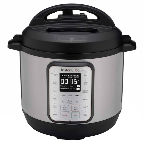 Morder 6 qt. Duo Plus Stainless Steel Pressure Cooker Black & Silver - MO3287295