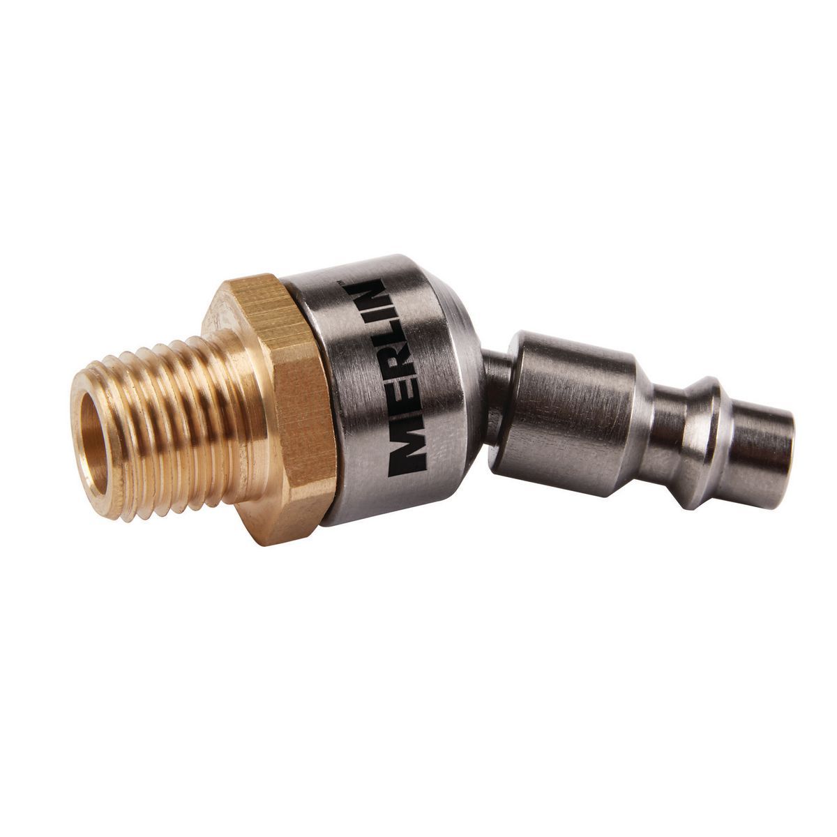Clavija giratoria industrial macho de 1/4 de pulgada de Merlin - 63542