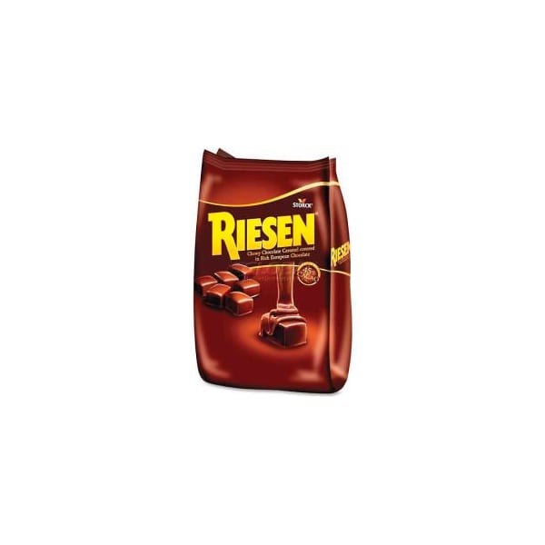 Marjack Riesen Caramelos de Chocolate Masticables, Envueltos Individualmente, Bolsa de 1.87 Lb. - STK398052