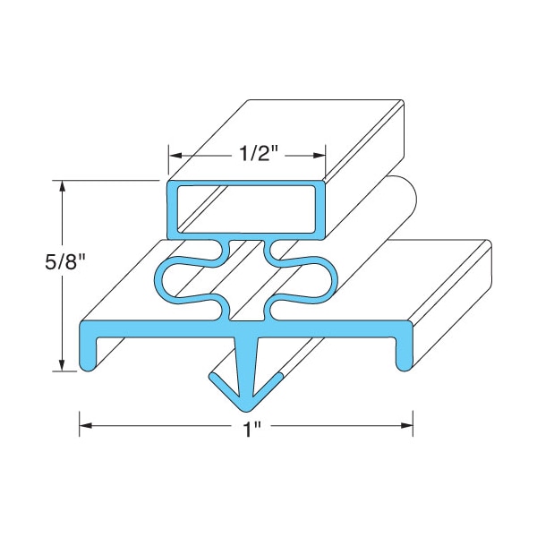 Delfield Door Gasket 25-1/4" X 25-1/2" - MCC14497