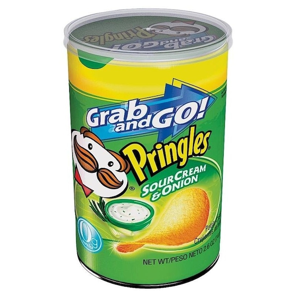 Papas Pringles 84560, Sabor Cebolla y Crema Agria, Lata de 25 oz - 571860