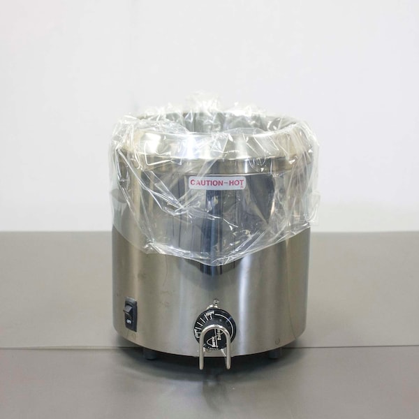 Panhandlers 18"x14" qt. Size Ovenable 400 Degree Round Slow Cooker Pan Liner, PK100 - 304985030
