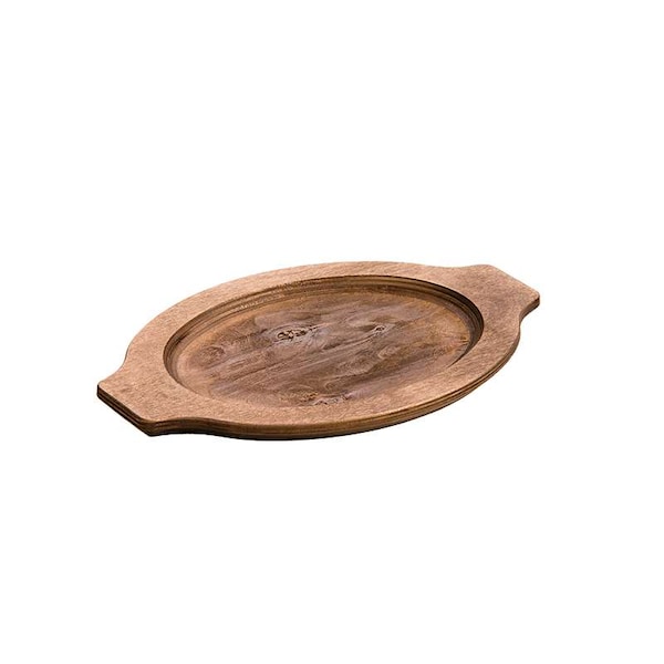 Lodge Lodge Oval Wood Walnut Stain Underliner, PK6 - UGOH