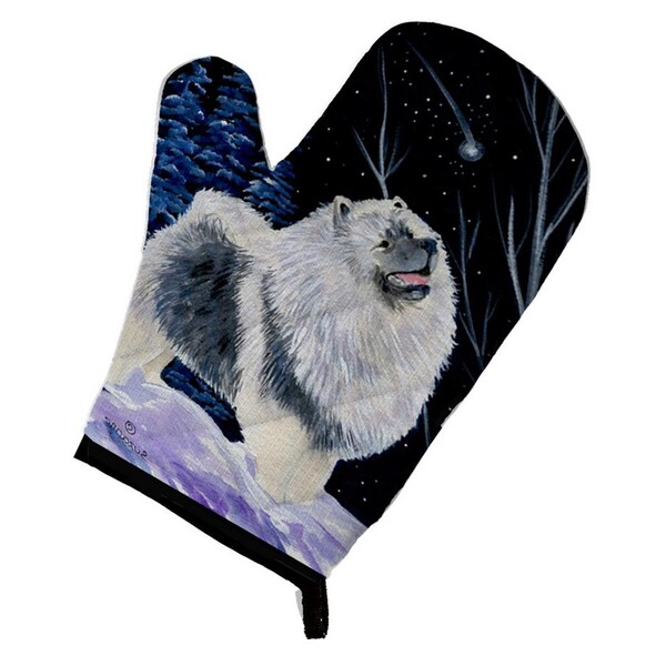 Carolines Treasures Starry Night Keeshond Oven Mitt - SS8357OVMT