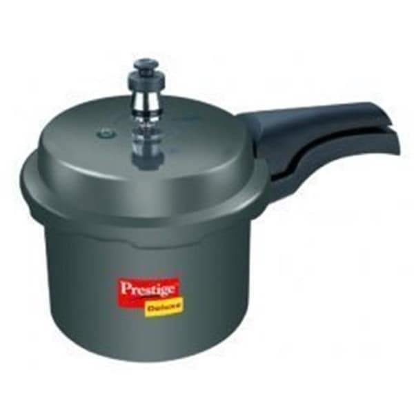 Prestige Prestige PRHA2.5 Deluxe Hard Anodized Black Color Pressure Cooker - 2.5 Litres - PRHA2.5