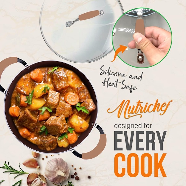 Nutrichef Dutch Oven Pot Work With Nccw14S20S - PRTNCCW14SDOP