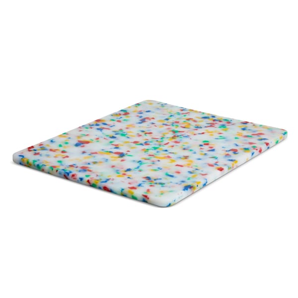 Core Kitchen Recycled Plastic Cutting Board M with Non-Slip Footing - Confetti - 46357