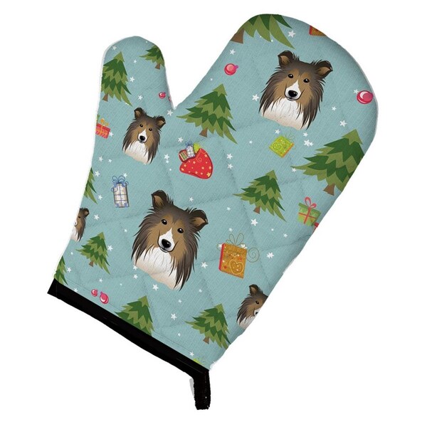 Carolines Treasures Christmas Sheltie Oven Mitt - BB5031OVMT