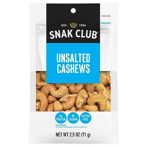 Club de Snacks, Castañas de Marañón sin sal, 25 oz - 700542