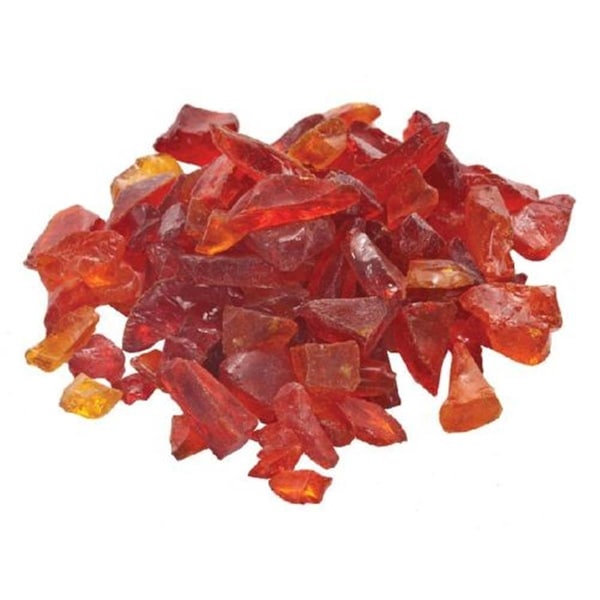 Dagan Dagan GLL-ORANGE 0.5-0.75 in. Fire Glass; Orange - GLL-ORANGE