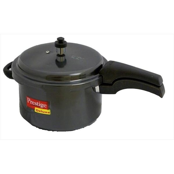 Prestige Prestige PRHA5 Deluxe Hard Anodized Black Color Pressure Cooker - 5 Litres - PRHA5