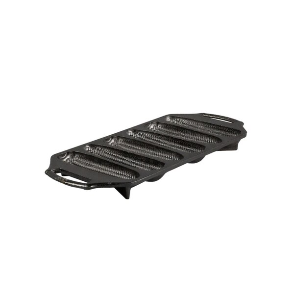 Lodge Lodge 6033325 6 x 14.13 in. Corn Bread Pan; Black - Pack of 3 - 6033325