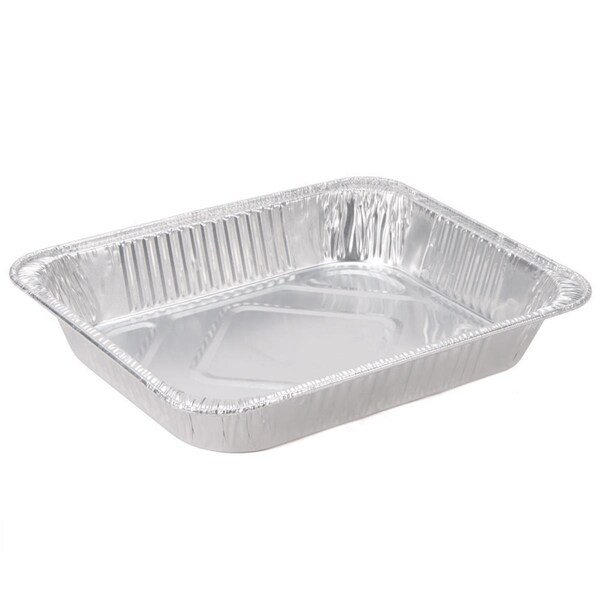 Easy Elegance Foil Product 7112 PEC 0.5 in. Aluminum Medium Steam Table Pan - Pack of 100 - 7112  (PEC)