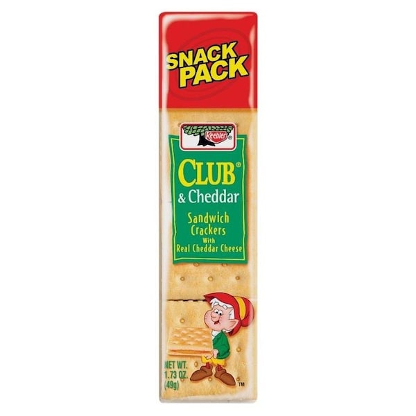 Galletas Sandwich Keebler KCLUBC12, sabor Club y Cheddar, 173 onzas - 432869