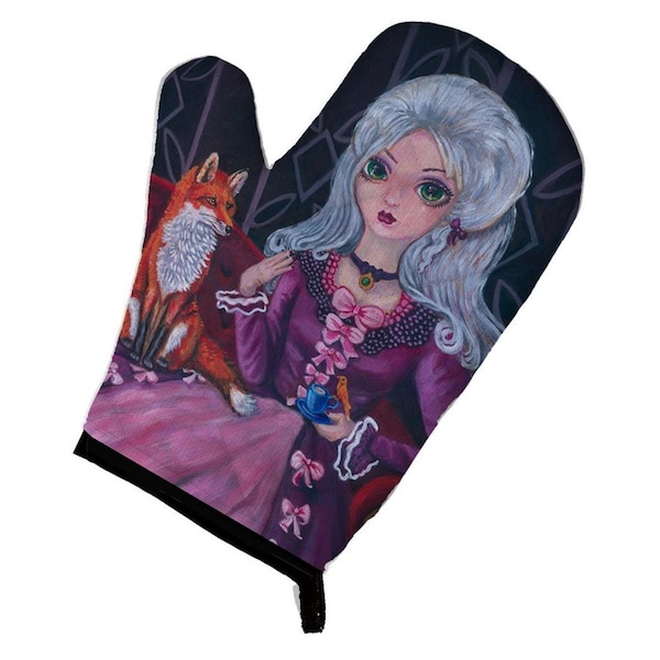 Carolines Treasures Tea Time Fox Oven Mitt - 7398OVMT