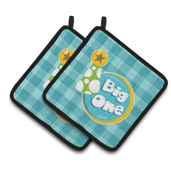 Carolines Treasures Boy Big One Pair of Pot Holders - BB6824PTHD