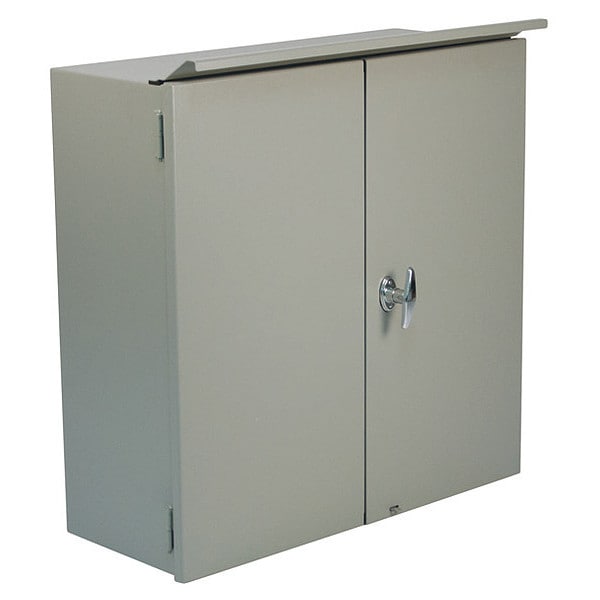 Wiegmann Carbon Steel Electrical Enclosures, 48 in H, 16 in D, 48 in W, NEMA 3R, Lift Off Hinged - CTDD484816
