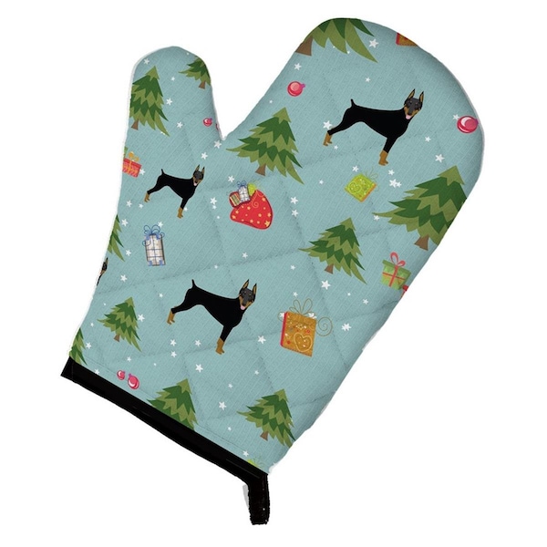 Carolines Treasures Christmas Doberman Pinscher Oven Mitt - BB4943OVMT