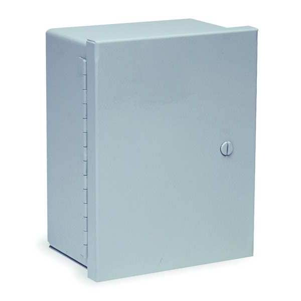 Wiegmann Carbon Steel Electrical Enclosures, 8 in H, 6 in D, 6 in W, NEMA 1, Hinged - N1C060806